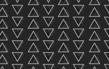 Dark gray abstract vector background image with bright triangles for your brand book. Elegant pattern with a gradient for the header of the site. Vector illustration.
