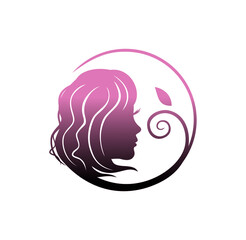 Woman head logo design illustration vector eps format , suitable for your design needs, logo, illustration, animation, etc.
