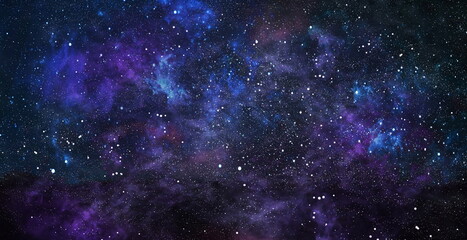 High definition star field background . Starry outer space background texture . Colorful Starry...