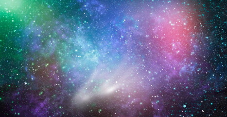 High definition star field background . Starry outer space background texture . Colorful Starry...