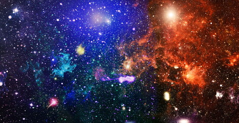 High definition star field background . Starry outer space background texture . Colorful Starry...