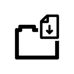 Folder insert icon