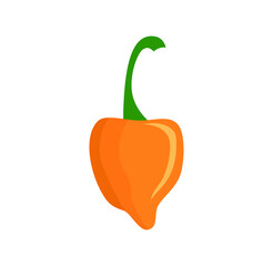A habanero pepper design illustration vector eps format , suitable for your design needs, logo, illustration, animation, etc.