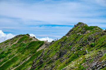 夏の稜線歩き