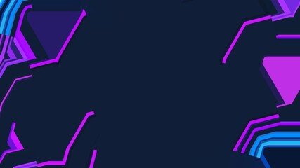 Neon background. Technology concept. Neon tubes. 3d futuristic technology design. Modern illustration. Background for websites and mobile app. Best wallpaper.