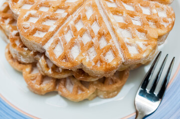 frische Waffeln selbstgemacht