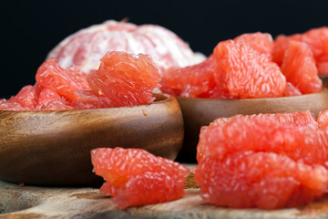 ready to eat citrus juicy pink grapefruit