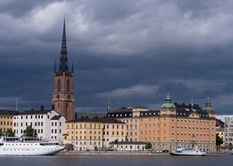Fototapeta premium Riddarholmen Stockholm Sverige,