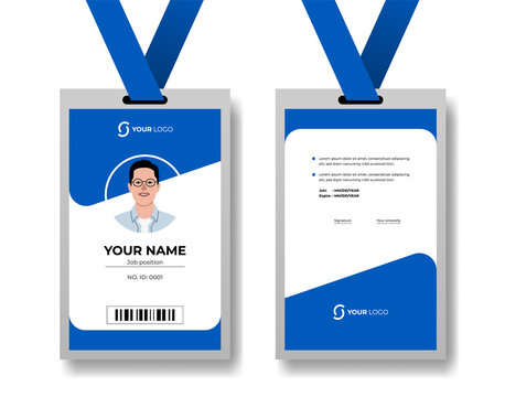Employee Id Card Template Images – Browse 12,495 Stock Photos, Vectors, And  Video | Adobe Stock