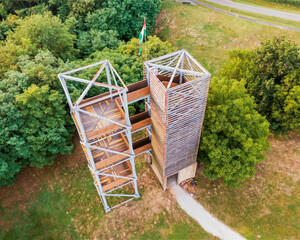 St Laszlo historical visitor center in Somogyvar Hungary. .King Szent Laszlo funded an abbey here...