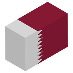 National flag of Qatar