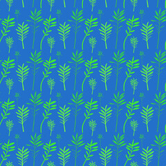 vector pattern natural drawing. For printing on fabric.