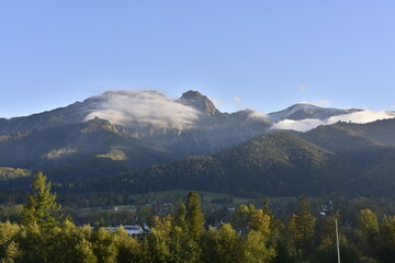 Zakopane, panorama, mountain to the Tatra Mountains, rest in Poland