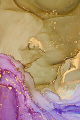 Alcohol ink art.Mixing liquid paints. Modern, abstract colorful background, wallpaper. Marble texture.Translucent colors