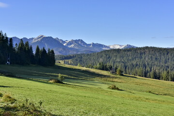 Zakopane, panorama, mountain to the Tatra Mountains, rest in Poland © Albin Marciniak