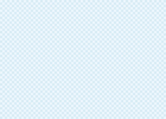 市松模様、格子、四角形パターンの背景素材、イラスト（ブルー、淡色）