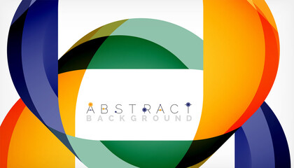 Obraz premium Abstract square shape with overlapping waves, minimal geometric background. Vector Illustration For Wallpaper, Banner, Background, Landing Page