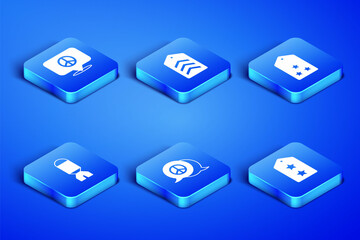 Set Military rank, Location peace, Peace, Rocket launcher, Chevron and icon. Vector