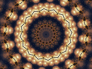 "Glass and sky-inspired classic design with a kaleidoscope effect."