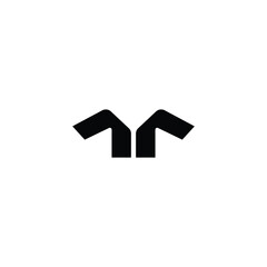 Letter M technology vector logo design
