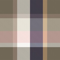 Brown Asymmetric Plaid textured Seamless Pattern