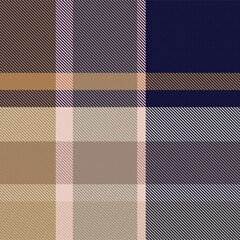Brown Asymmetric Plaid textured Seamless Pattern