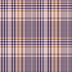 Brown Asymmetric Plaid textured Seamless Pattern