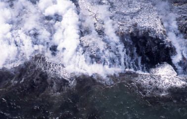 Fototapeta na wymiar ハワイ島　火山