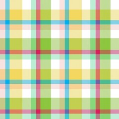 Rainbow Pastel Plaid textured Seamless Pattern