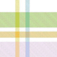 Rainbow Pastel Plaid textured Seamless Pattern