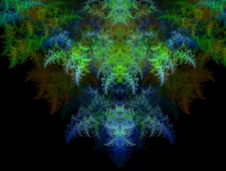 Imaginatory fractal background generated Image