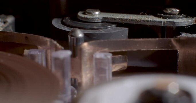 Microcassette Recorder Playhead Turning