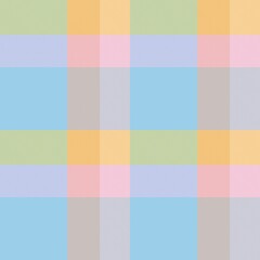 Rainbow Pastel Plaid textured Seamless Pattern