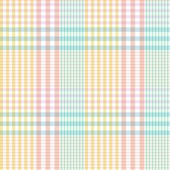 Rainbow Pastel Plaid textured Seamless Pattern