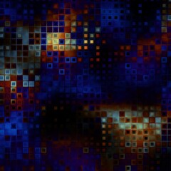 Digital fractal pattern. Abstract background.