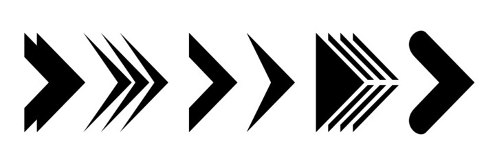 Set of black vector arrow.arrow vector illustration and colection.arrows vector icon.