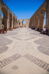 The Upper Barrakka Gardens in Valletta, Malta