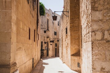 Views from Mdina in the country of Malta