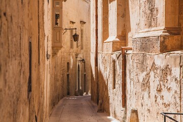 Views from Mdina in the country of Malta