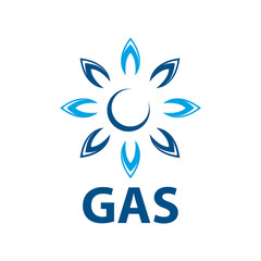 Vector logo of the gas station and equipment