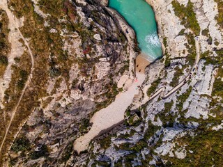 Views of Wied il-Għasri in Gozo, Malta