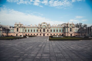 The Mariyinsky Presidential Palace in Kyiv, Ukraine