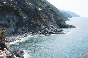 Views of Vernazza in Cinque Terre, Italy