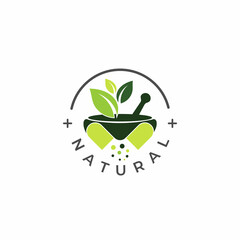 Herbal medicine logo design- Logo Template