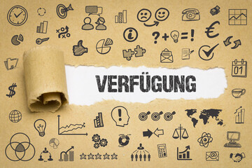Verfügung