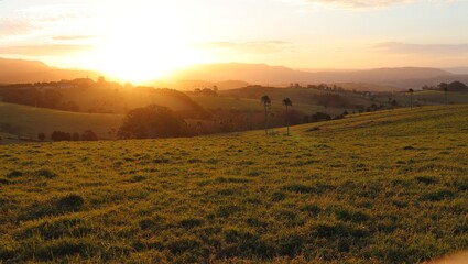 Sunset landscape photography