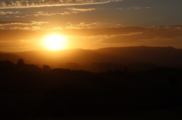 Sunset landscape photography