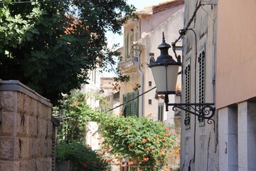  A lamp in a street of Split, Croatia