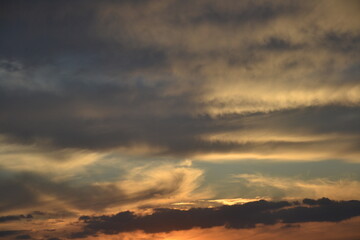 Obraz premium sky at sunset