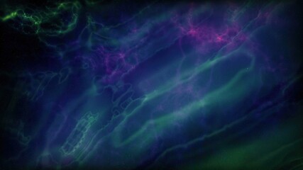 Fototapeta na wymiar Space Flight Into A Star Field In Galaxy Clouds And Lightning Ne